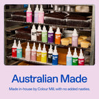 Colour Mill Chocolate Drip Easy-Melt Drizzle for Desserts, 125 Grams Orange