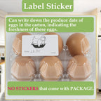 50 Pack Egg Cartons Cheap Bulk, Plastic Egg Cartons 6 Count, Reusable Chicken Egg Tray Holders for Home Market Farm Ranch (2x3 Grids)