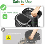 Juicer Machines, AMZCHEF Slow Cold Press Juicer with 2 Speed Modes, Travel bottles(500ML),Easy to Clean Brush & Quiet Motor for Vegetables & Fruits,Matte Black