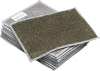 Microfiber Wholesale Dish Cloths | Scrubs & Cleans: Dishes, Sinks, Counters, Stove Tops | Easy Rinsing | Machine Washable | 12 Pack (Size 4 x 6 inches) Grey