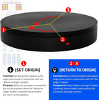 19.7In Remote Large Motorized electric turntable Rotating platform Photography Turntable Motorized lazy susan Base giratoria para for Photography,3D Scanner,Heavy duty display(Load Range:220~500lbs)