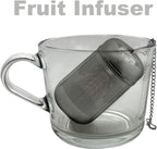 2PCS Medium Size Stainless Steel Tea Infuser Wide Mouth Bottles.,Compatible with Stanley,Hydro Flask, Iron Flask, Takeya, ThermoFlask