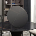 31.5" Lazy Susan for Table Top Sintered Stone Rotating Serving Tray for Dining Table, Kitchen Lazy Susan Organizer Spinning Rotating Food Server Party Centerpieces