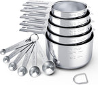 TILUCK Stainless Steel Measuring Cups & Spoons Set, Cups and Spoons,Kitchen Gadgets for Cooking & Baking (11)