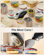Rechargeable Electric Can Opener - Smooth Edge, One-Touch Automatic Can Opener for Seniors & Arthritis, Hands-Free Can Openers for Kitchen, Type-C Fast Charge, Compact Portable Can Openers