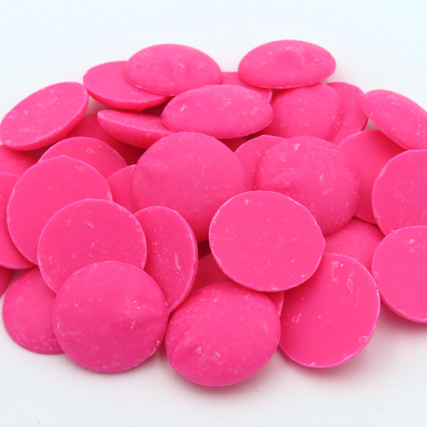 MERCKENS Coating Wafers, Pink Melting Chocolate, 1 Pound Package