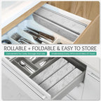 Stone Dish Drying Mat Collapsible Diatomaceous Earth Absorbent Mat Quick Dish Drying Pad Dish Rack Pad Match Any Counter to Multiple Usage for Kitchen,Bathroom