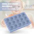 Silicone Ice Cube Tray 3 Pack, HANCELANT Ice Cube Mold, Ice Trays for Freezer with Lid for Whiskey, Baby Food, BPA Free, Easy Release