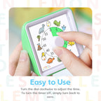 Visual Timer for Kids, Toddler, Autism, ADHD & Preschool Classroom - Animal Silent Countdown Timers - 60 Minute Productivity & Time Management Clock (Dinosaur)