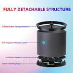 Utensil Holder,Kitchen Utensil Holder For Counter,Rotating Silverware Organizer Cooking Flatware Spoon Spatula Tool Cutlery Container Stainless Steel Caddy