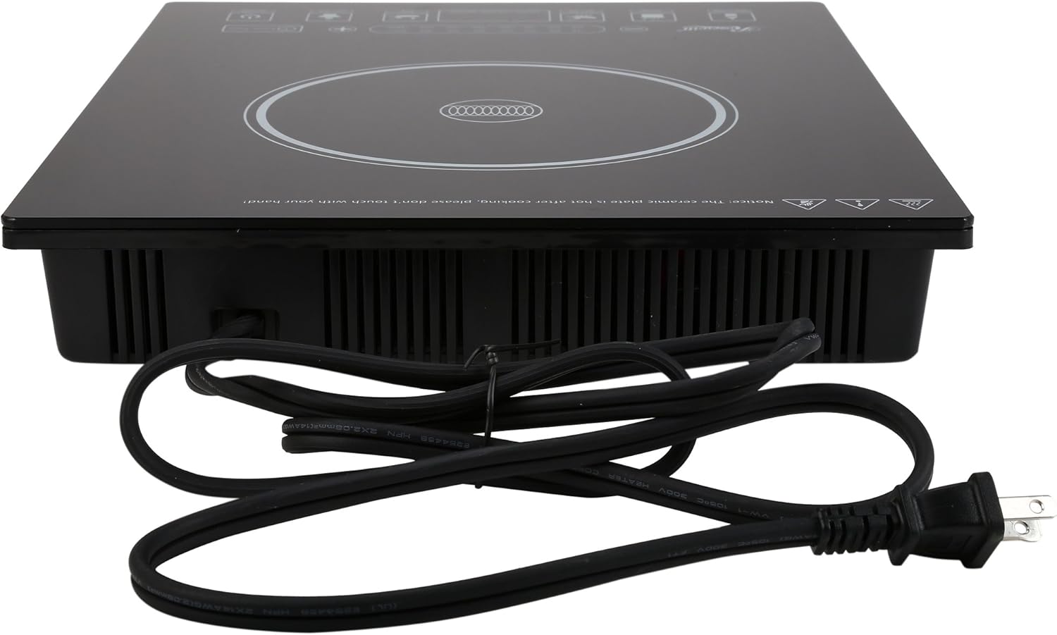 Rosewill Induction Cooker 1800 Watt, 5 Pre-Programmed Induction Cooktop, Electric Burner with Stainless Steel Pot 10" 3.5 QT 18-8, RHAI-15001