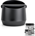 Knock Box Compatible with Ninja Espresso Machine, Large Capacity Black Coffee Knock Box for Ninja Espresso Maker Accessories
