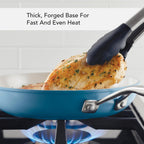 KitchenAid Hard Anodized Ceramic 9-Piece Nonstick Cookware Set – Includes Fry Pans, Saucepan, Stockpot, Durable, Even Heating, Oven Safe to 500°F, Blue Velvet
