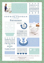 Portmeirion Sophie Conran White Round Pie Dish | 10.5 Inch Pie Pan for Baking Quiche, Pot Pies, and Tarts | Made from Fine Porcelain | Dishwasher and Microwave Safe