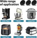 Appliance Sliders for Kitchen Black 24 PCS Self-Adhesive Small Kitchen Appliance Slider Hacks Easy to MovIing & Space Saving Must Have Gadgets Mixer Accessories for countertop