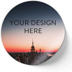 100 Custom Vinyl Stickers - Upload Your own Image, Text, Design, Logo - Personalized Logo Labels for Handmade, Packaging, Bottle, Jars, Candle, Brand Stickers (City, 6x6)
