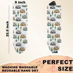 2Pcs Camping Plastic Bag Holder, Wall Mount Trash Bag Holder, Tent Rv Bonfire Large Reusable Grocery Bags Organizer Storage Dispenser for Camp Kitchen Pantry, Camping Gifts for Women Men Camper