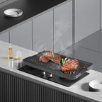 24" X 16" Reversible Cast Iron Griddle for Camp Chef, Flat Top Plate for Gas/Stove/Charcoal/Propane Grill, Universal 4 Burner Stove Top Griddle for Outdoor Cooking & Camping Accessories