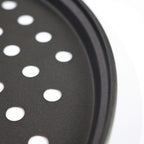 Handook Pizza Pan for Oven, Nonstick Pizza Pans, Carbon Steel Pizza Pan with Holes, Pizza Baking Pan for Oven Baking Supplies, for Home Baking Kitchen Oven Restaurant (12 Inch)