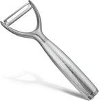 KULUNER Y-Type Vegetable Peeler, Silver Chrome Finish, 304 Stainless Steel Blade, Ultra Sharp Potato Peeler for Apples, Carrots, Heavy Duty Kitchen Peeler