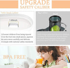 MegaWise Pro 2025 Updated Slow Masticating Juicer, 95% Juice Yield, 2-Speed & 9-Segment Spiral Cold Press, for Vegetables Fruits Nuts, Enhanced Nutrition Better Taste