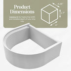 Drip Tray Mug/Cup Riser Made for the Keurig to Reduce Splashes - Riser Only (White, K-Mini 1.7 inches Tall)