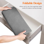 Lifewit 2 Pack Over the Door Organizer, 5 Shelf Clear Window Hanging Storage with 4 Mesh Side Pockets, Anti Tilt 40 lbs Load Behind Door for Pantry, Nursery, Bathroom, Bedroom, Kitchen, Dorm, Gray