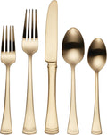 Lenox Portola, 3.40 LB, 20-Piece Flatware Set, Gold
