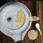 Natural Granite Handmade Stone Mill/Grinder (11.8Wx15.7L)