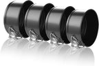 Hiware 4-Inch Mini Springform Pan Set - 4 Piece Small Nonstick Cheesecake Pan for Mini Cheesecakes, Pizzas and Quiches