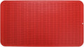 Silicone Dish Drying Mat for Multiple Usage,Easy clean,Eco-friendly,Heat-resistant Silicone Mat for Kitchen Counter or Sink,Refrigerator or Drawer Liner Red 4XL 32 inches x 18 inches