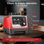 Blender for Smoothies with 1800 Watt Motor Powerful Countertop Blenders for Kitchen 70OZ Large Capacity Smoothie Blender and Grinder Combo for Ice Crush Frozen Drinks Puree