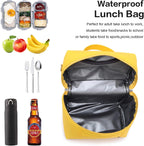NOL Natural Organic Lifestyle Insulated Lunch Bags for Women Cooler Bag Lightweight Nylon Waterproof Lunch Box For Work