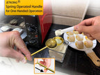JETKONG Baker's Dusting Wand for Sugar, Flour and Spices, Stainless Steel Powdered Sugar Shaker Duster Sifter, Set of 2 (Gold)