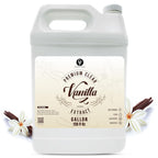 Dolce Flav Clear Double Strength Imitation Vanilla Extract - 1 Gallon - Gluten-Free, Keto-Friendly & Sugar-Free Vanilla Flavoring with Natural and Artificial Vanilla Flavor