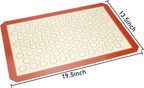 Baking Sheet with Cooling Rack and Silicone Baking Mat, 20 Inch Stainless Steel Bakeware, Healthy & Nontoxic & Rustproof & Easy Clean & Dishwasher Safe