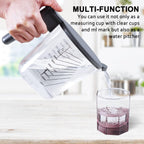 17 Piece Measuring Cups and Spoons Set, Stainless Steel Measuring Spoons Set and Stackable Measuring Cup with Lid for Liquid and Dry Ingredients, Cooking Baking Gadgets