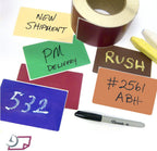 NextDayLabels 500 Rectangle Stickers (3" x 5") - Color Coding Labels Roll - Moving Labels for Boxes, Colored Inventory Stickers for Packing, Organizing, and Storage (Tan)