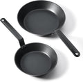 SENSARTE Nonstick Frying Pan Set 2-Piece, Oven Safe Skillets with Swiss Coating, Induction Compatible Chef Pan Set, Dishwasher Safe Cooking Pans, PFOA PFOS Free, 8 and 10 Inch
