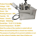 16L High Pressure Fried Chicken Stove Commercial Chicken Deep Fryer Electric Countertop Pressure Fryer with a Fitted Timer 110V 3KW