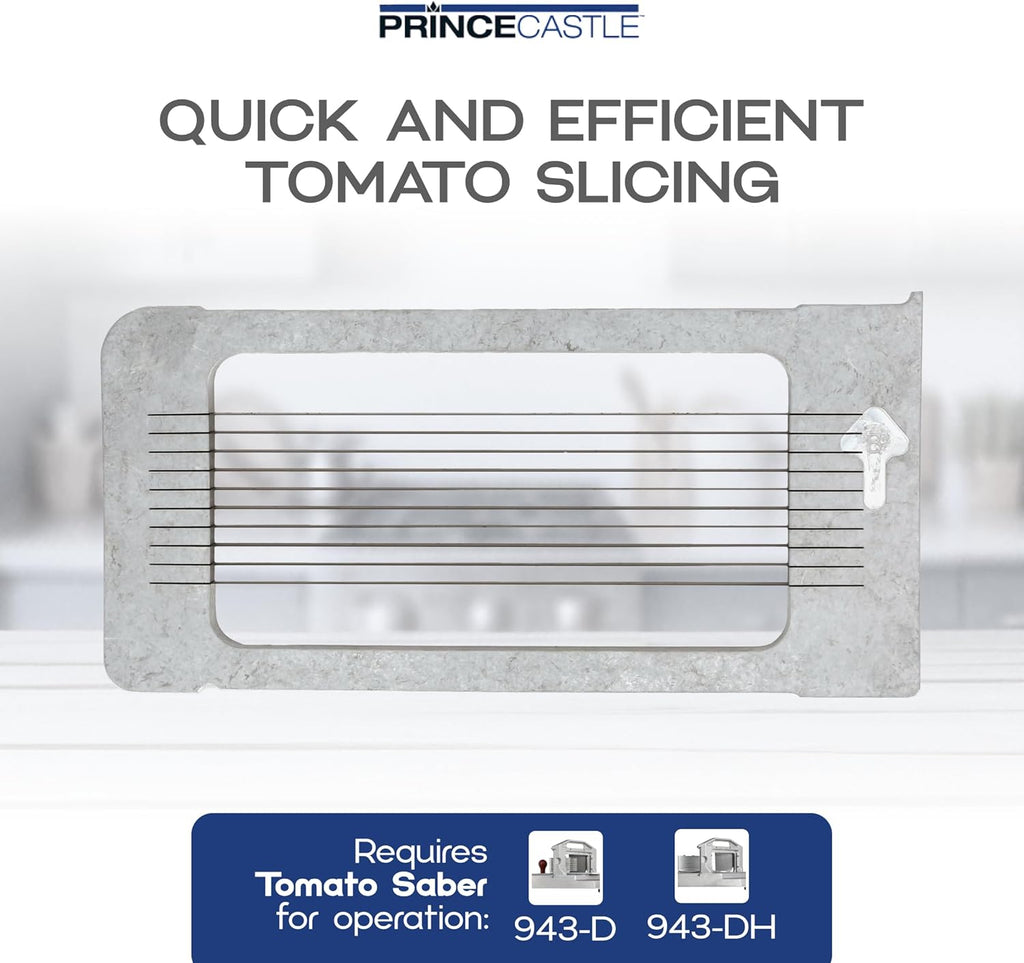 Prince Castle 7/32" Blade Cartridge for 943-D Tomato Saber, 10 Blades -Blade Replacement Cutter Blade for Cutting and Chopping Tomatoes, Fruits and More in Commercial Kitchens, Restaurants and More