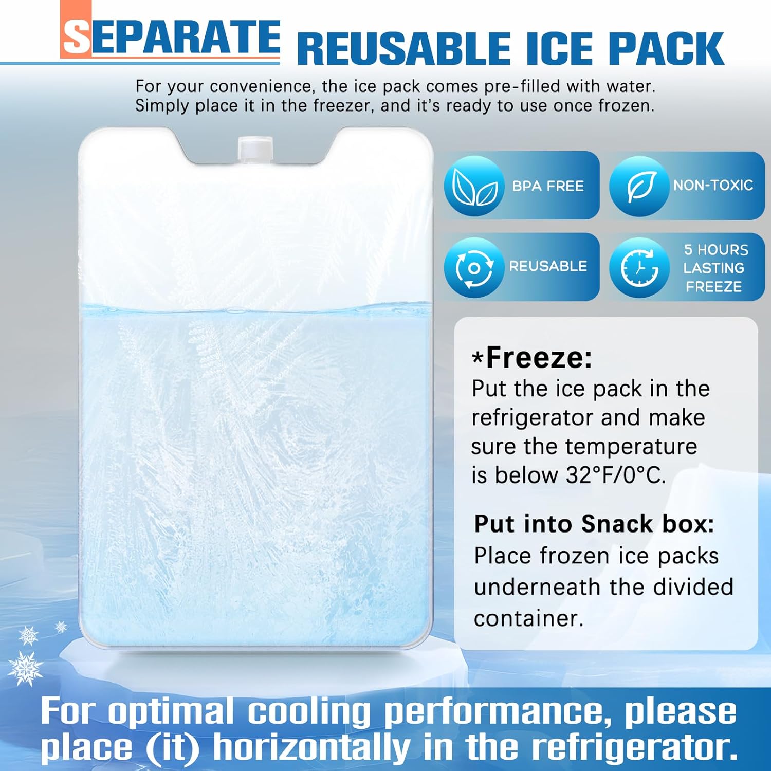 Chilled Portable Snackle Box Container with Reusable Ice Pack Bonus Insulated Bag 12 Compartment Divided Serving Tray Summer Beach Essentials for Charcuterie Snack Road Trip Picnic Keep Food Fresh