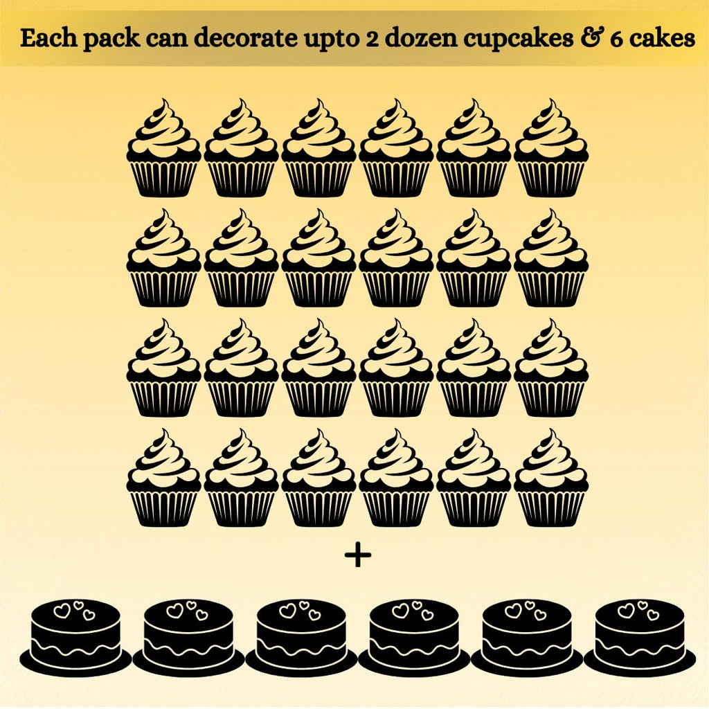 Confect Fusion Mashup Sprinkles FM Multipack 28 100 GMS for Cake Cupcake Décor, Multicolor
