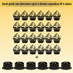 Sprinkles - Confect Sprinkles for Cakes & Cupcakes Decoration Assorted pack of 5 Starry Night Sprinkles Mix Black, White & Bronze Dragees Sparkling Sugar White & Bronze | Vegan, Gluten-Free, Nut-Free, Soy-Free, Dairy-Free, Palm Oil-Free- 5 Oz
