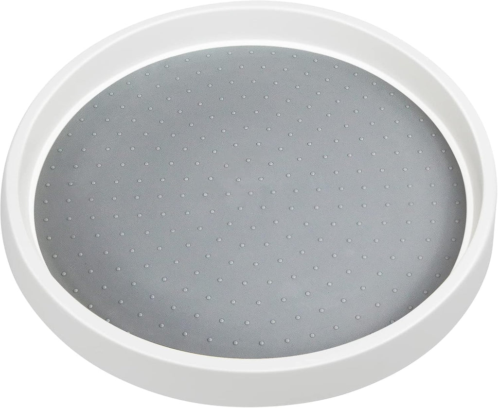 Non Skid Lazy Susan Turntable,Single Round Rotating Kitchen Spice Organizer for cabinets,Pantry, Bathroom, Refrigerator (12Inch)