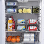 Xicennego Upgrade Double-Layer Rolling Beverage Soda Can Storage Organizer, Soda Can Dispenser for Refrigerator, Fridge Can Drink Holder, Plastic Storage Rack for Fefrigerators, Pantry (Standard)