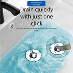 Bathroom Sink Stopper, pop-up Sink Drain Strainer, with Detachable Stainless Steel Sink Strainer Hair Catcher, Suitable for Bathroom Sink Replacement.