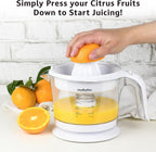 Citrus Juicer, Orange Juicer | Electric Citrus Juice Squeezer with Adjustable Pulp Control, 32oz | for Oranges, Grapefruits, Lemons and Limes
