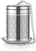 Large Tea Infuser for Loose Tea(1 Pack), 304 Stainless Steel Tea Ball Strainer, Extra Fine Mesh Tea Steeper for Brewing All Kind of Tea, Fits for Most Teapot, Cups or Mugs