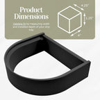 Drip Tray Mug/Cup Riser Made for the Keurig to Reduce Splashes - Riser Only (Black, K-Mini 1.25 inches Tall)